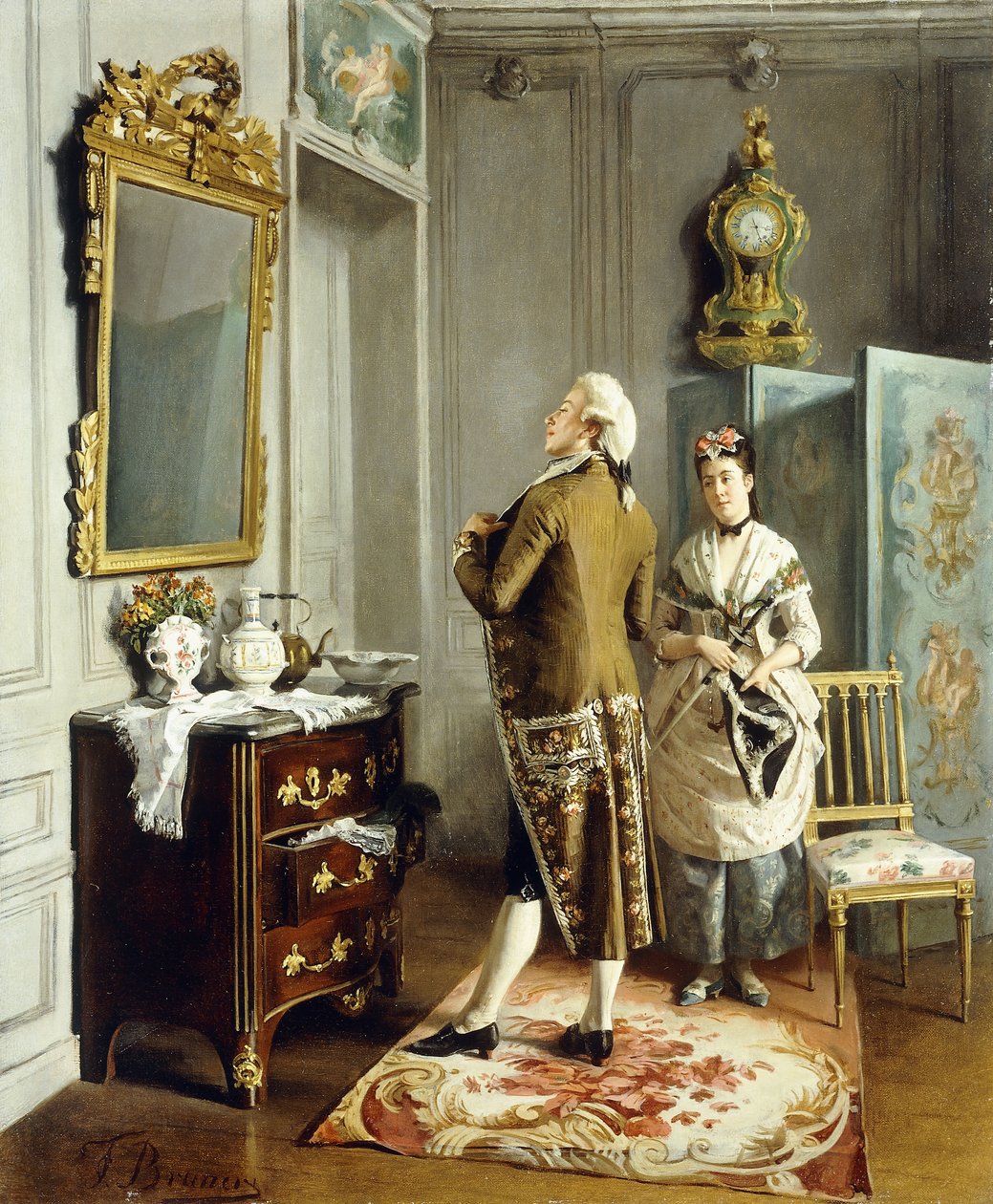 Hiúság, alkotó: Francesco Brunery