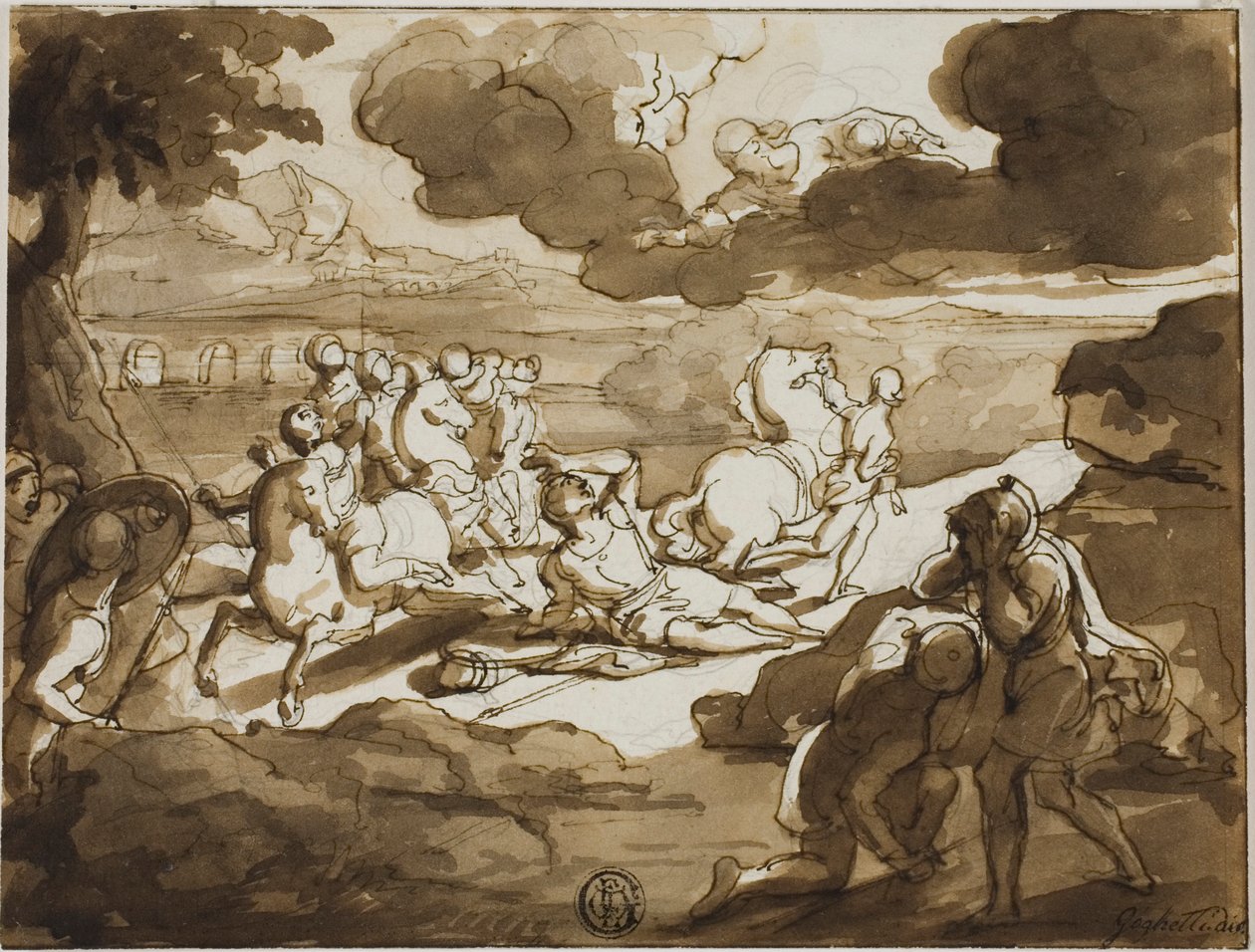 Szent Pál megtérése alkotó: Francesco Coghetti