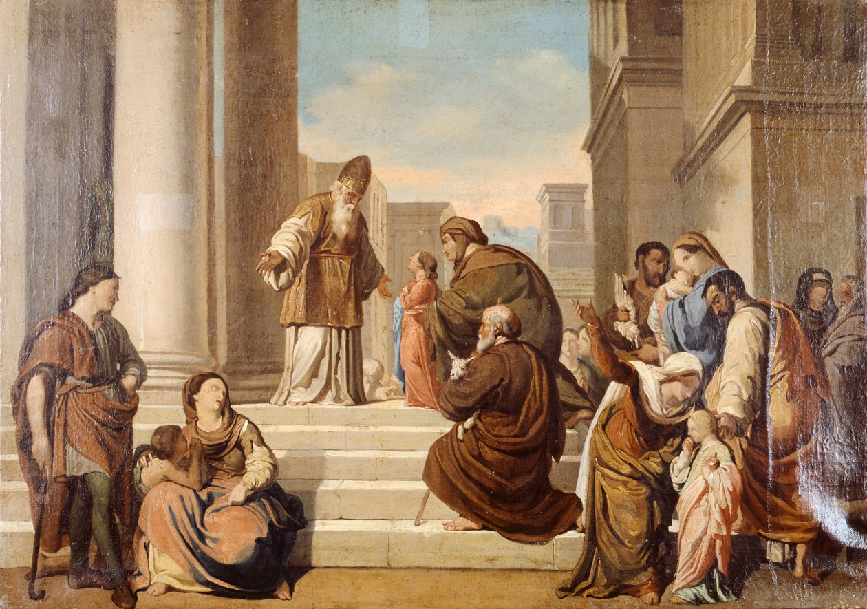 Francesco Coghetti (1804-1875) előadása a Temple-ben. alkotó: Francesco Coghetti
