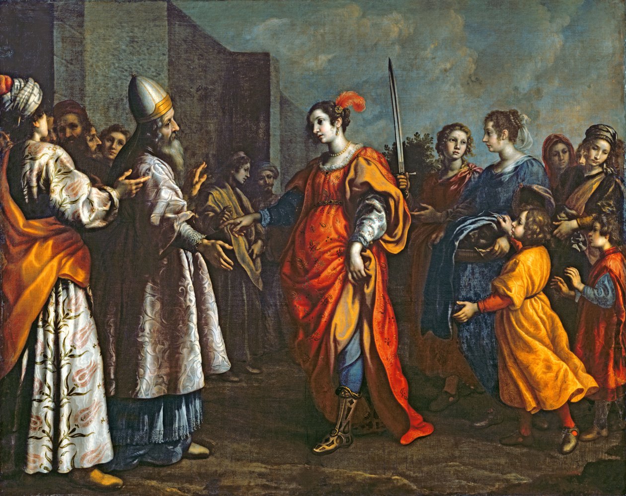 Judit diadala, 1620-30 körül alkotó: Francesco Curradi