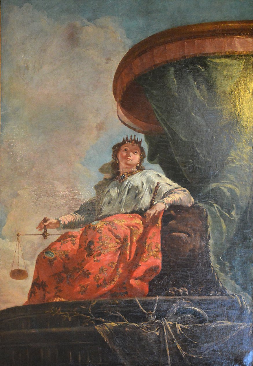 Francia: Allégorie de la Justice ou Venise trônant Allegory of Justice (Az igazságszolgáltatás allegóriája) alkotó: Francesco Fontebasso