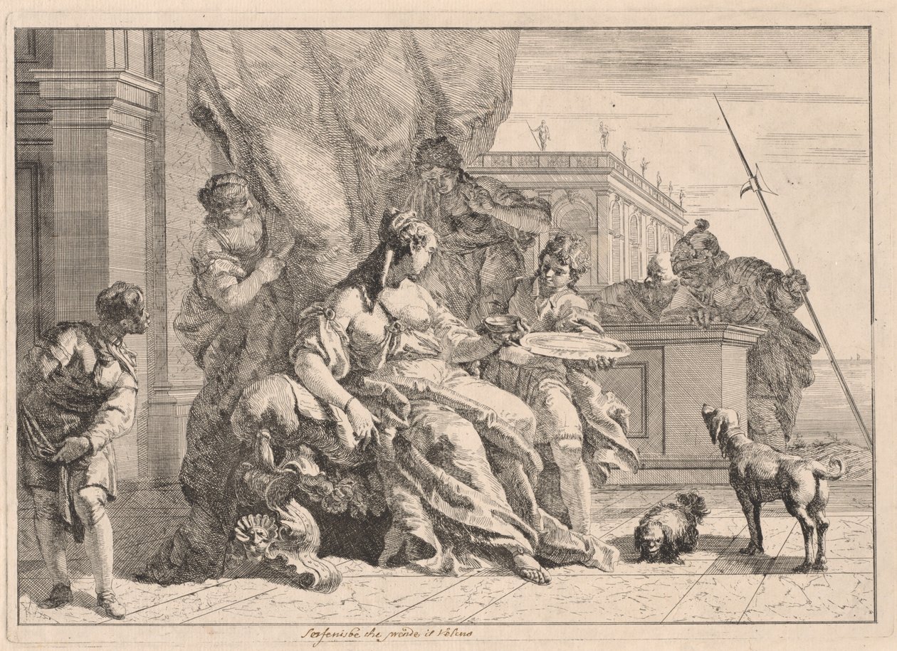 Sofonisba (vagy Artemisia) alkotó: Francesco Fontebasso