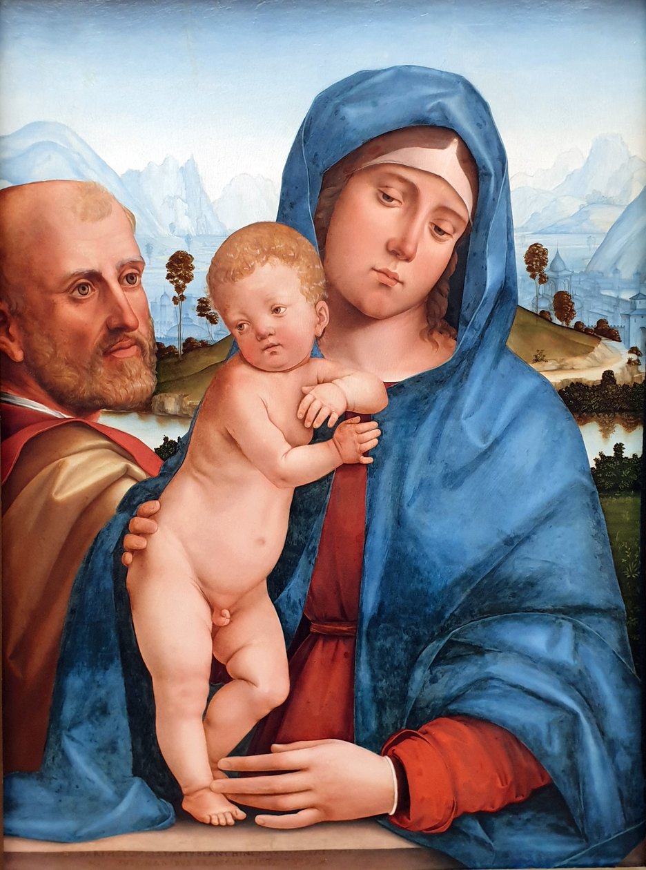 Német: Die heilige Familie A Szent Család alkotó: Francesco Francia