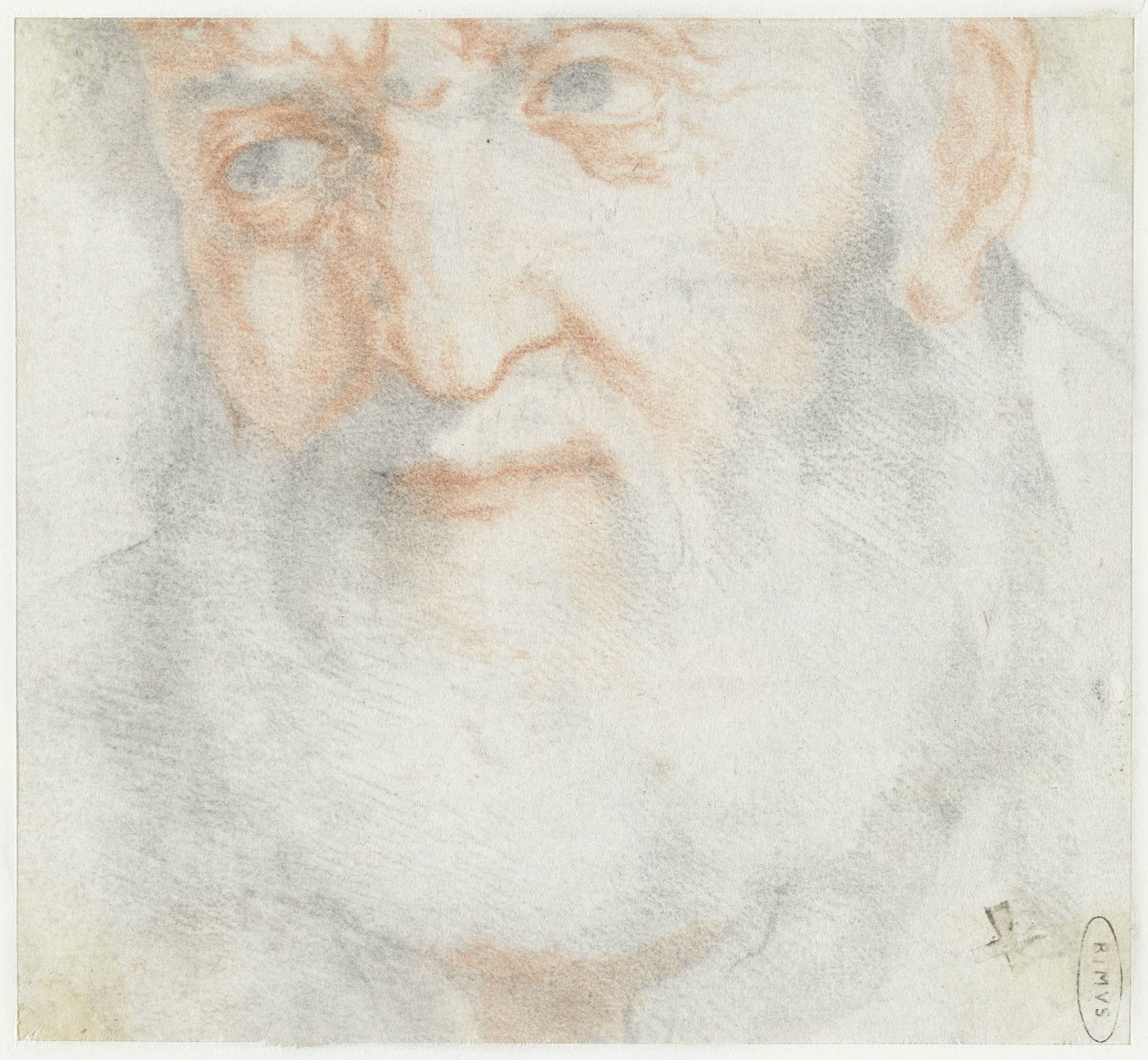 Egy szakállas öregember feje alkotó: Francesco Furini (attributed to)