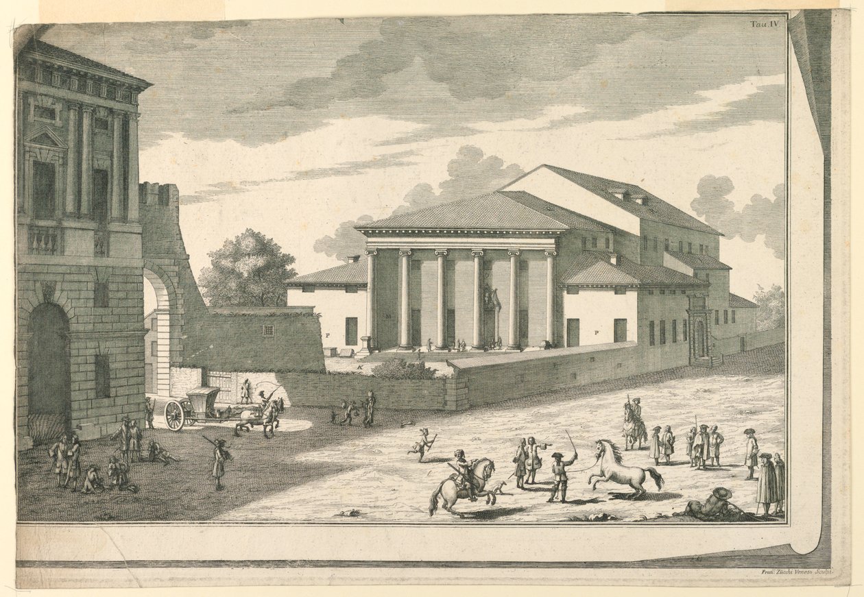 Külső, Teatro Filarmonico, Verona alkotó: Francesco Galli Bibiena