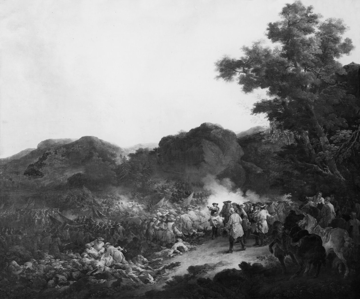 A lencsei csata a spanyol hadsereg ellen, 1648. augusztus 20 alkotó: Francesco Giuseppe Casanova