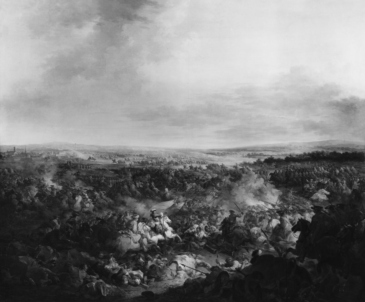 A fribourg-i csata első napja, 1644. augusztus 3 alkotó: Francesco Giuseppe Casanova