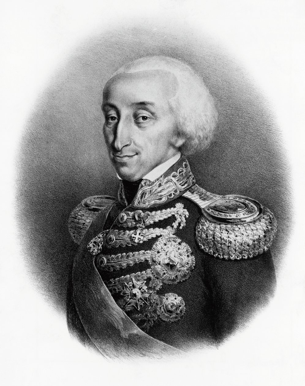 I. Vittorio Emanuele Savoyai (1759-1824), szardíniai király portréja alkotó: Francesco Gonin