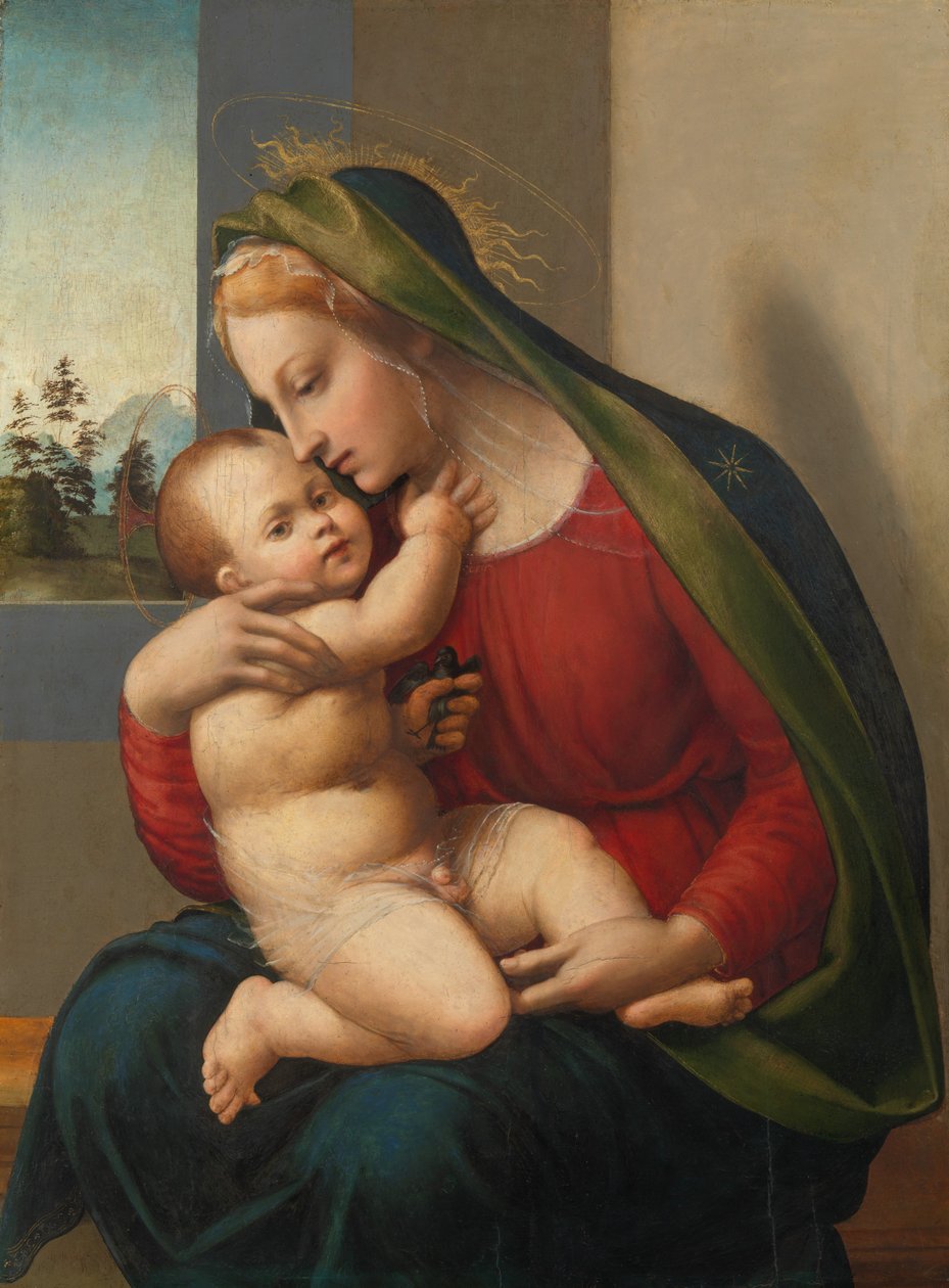 Madonna és gyermeke, kb. 1520. alkotó: Francesco Granacci