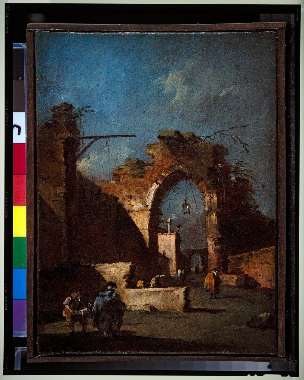 Egy Capriccio pár alkotó: Francesco Guardi