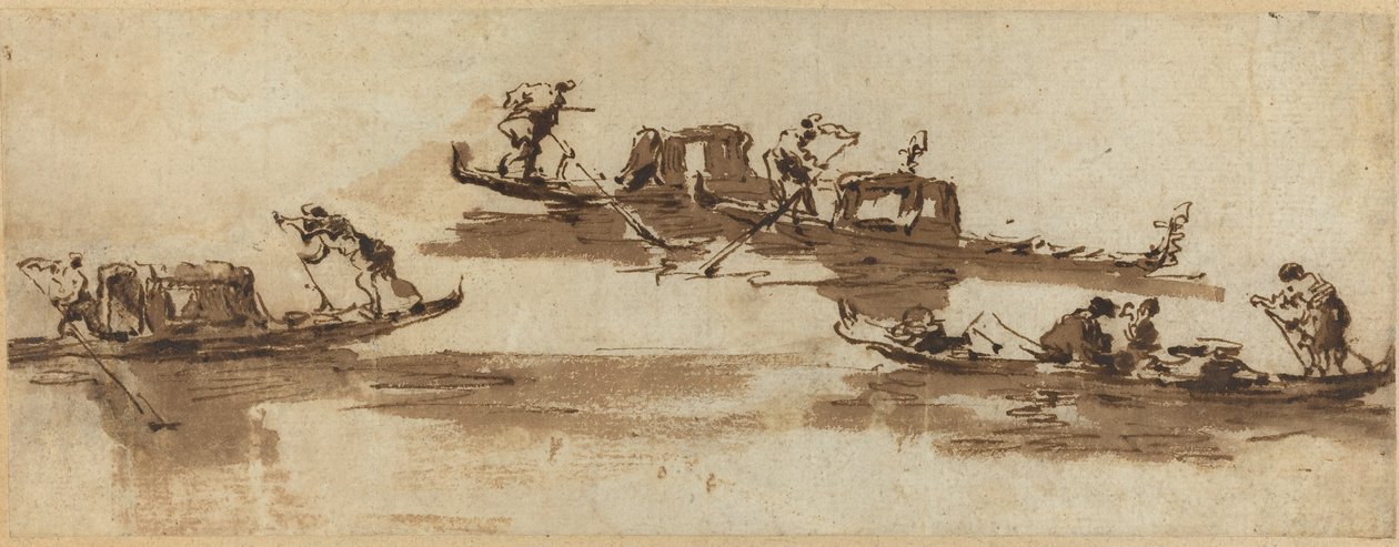 Gondolák alkotó: Francesco Guardi