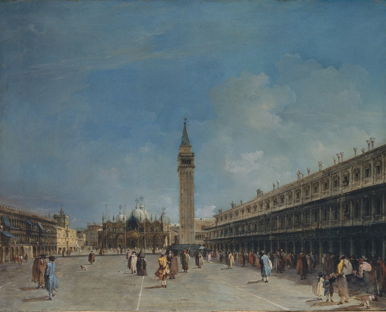 Piazza San Marco, 1760 alkotó: Francesco Guardi