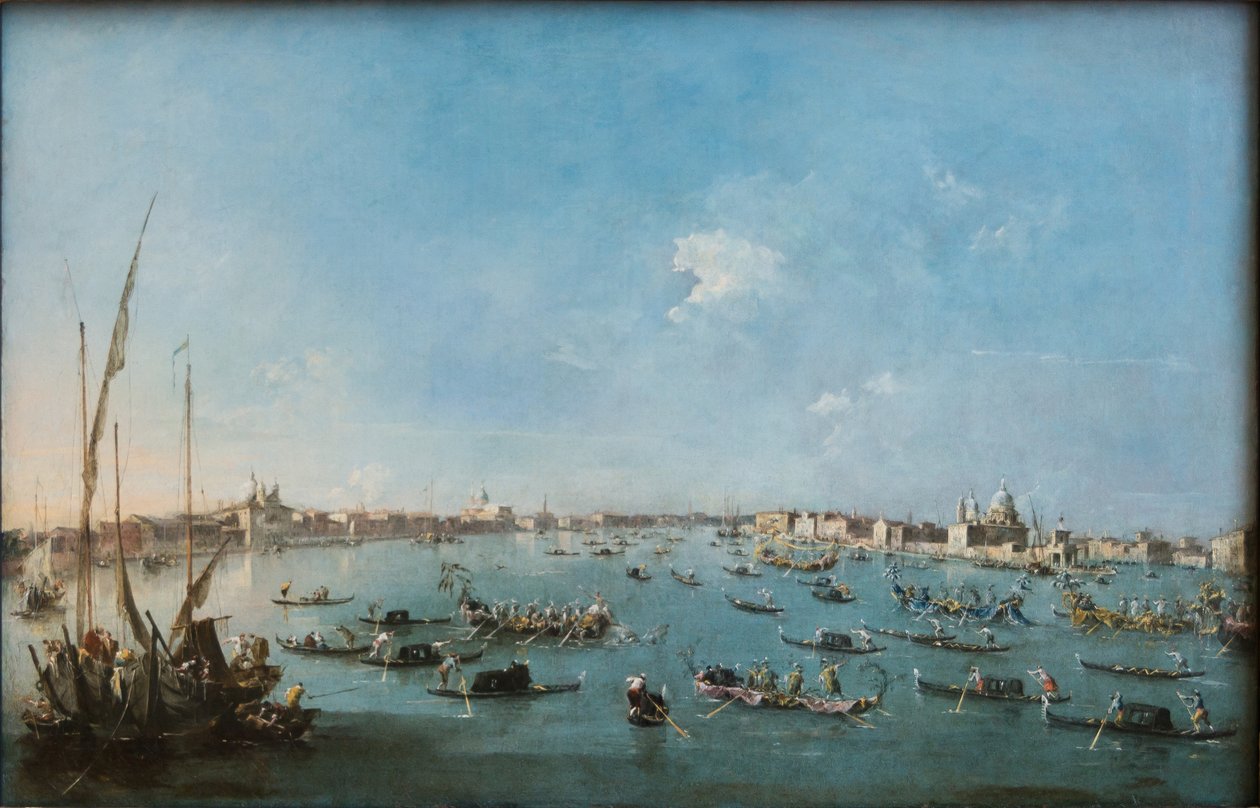 Regatta a Giudecca-csatornán alkotó: Francesco Guardi
