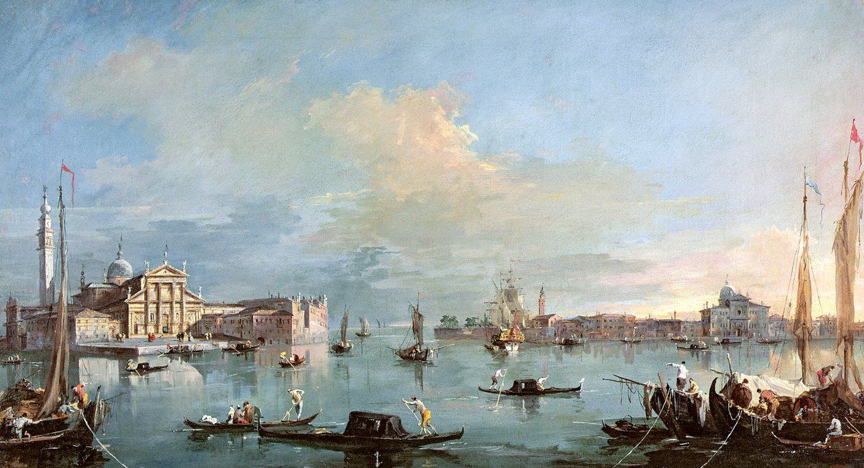 San Giorgio Maggiore (olaj, vászon) alkotó: Francesco Guardi