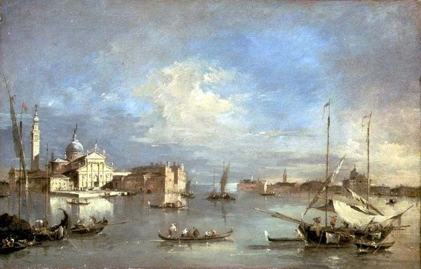 San Giorgio Maggiore a San Marco-medencéből alkotó: Francesco Guardi