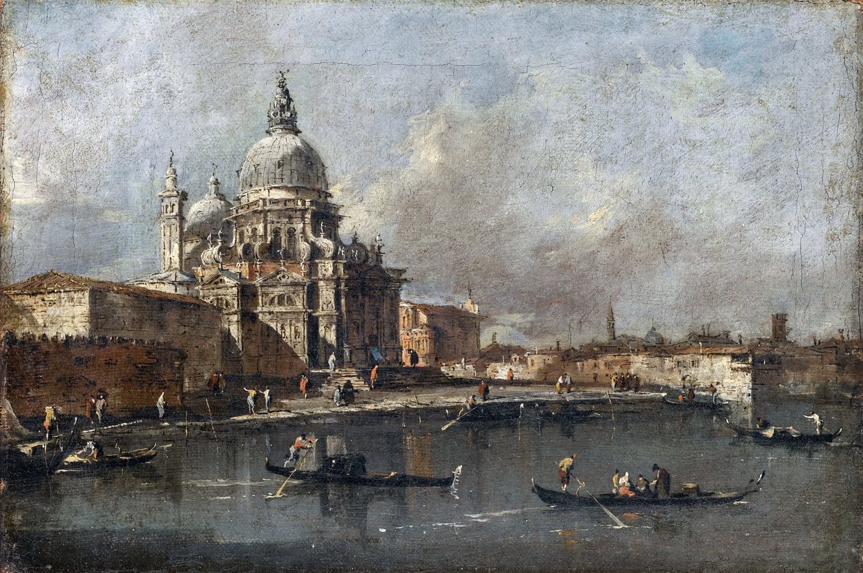 Santa Maria della Salute Velencében alkotó: Francesco Guardi