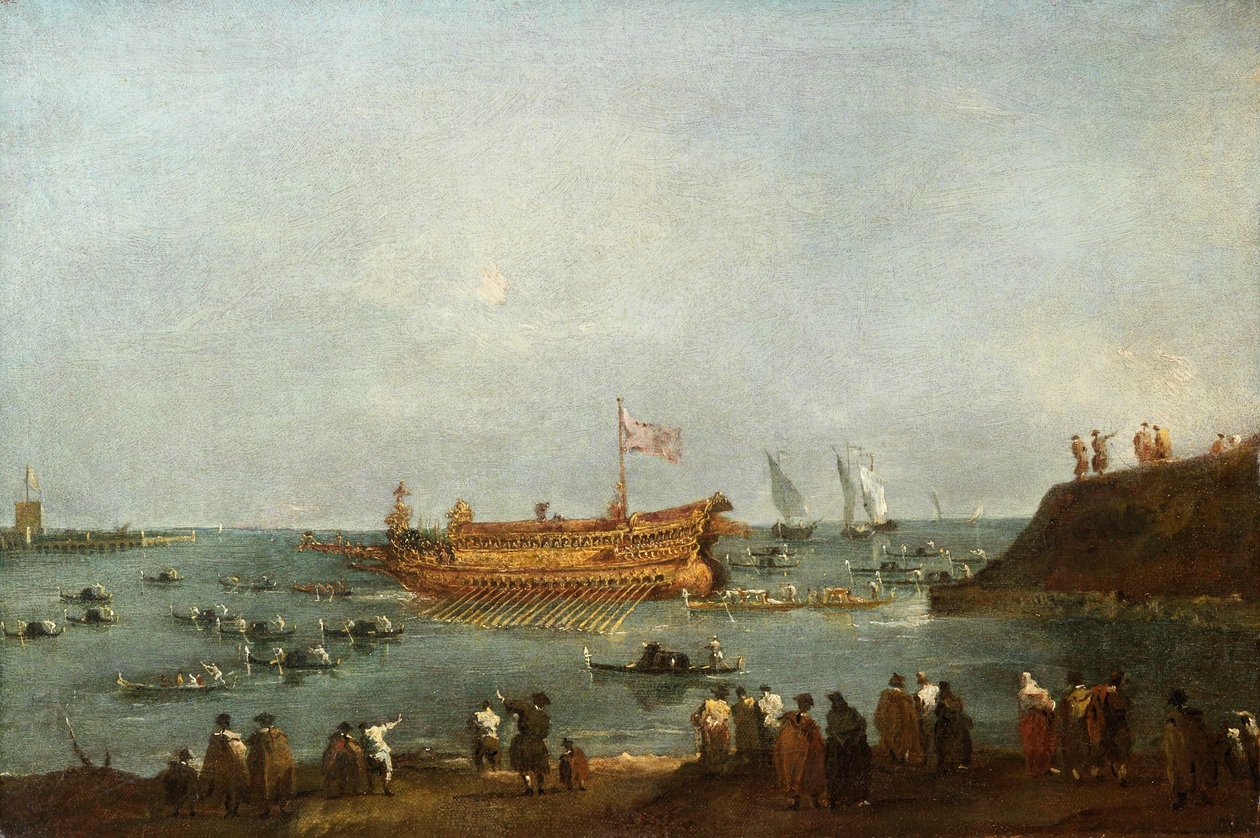A dózse feleségül veszi az Adriát alkotó: Francesco Guardi