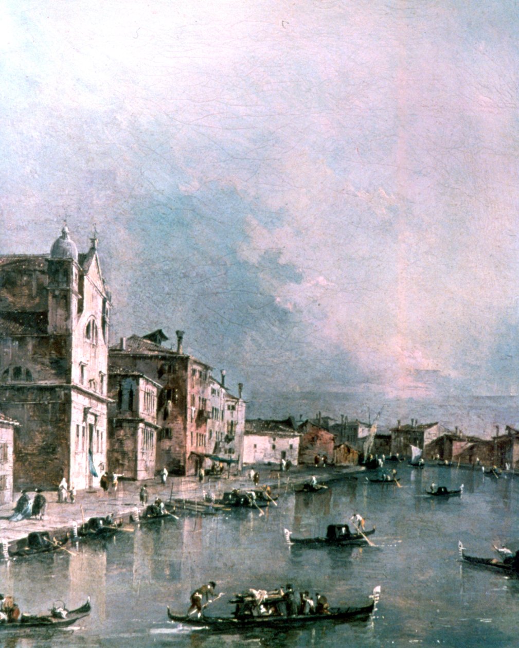 A Canal Grande, Velence, 1732-1790 alkotó: Francesco Guardi