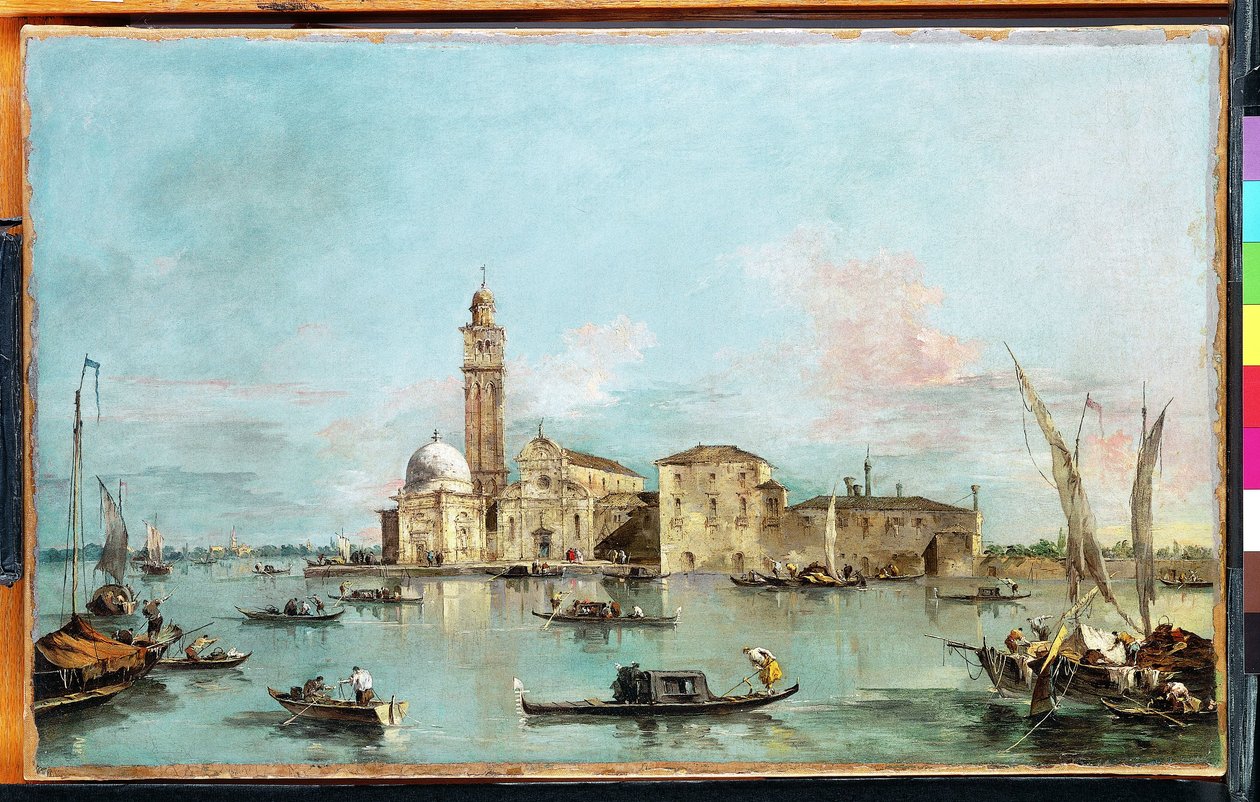 San Michele szigete, Velence alkotó: Francesco Guardi