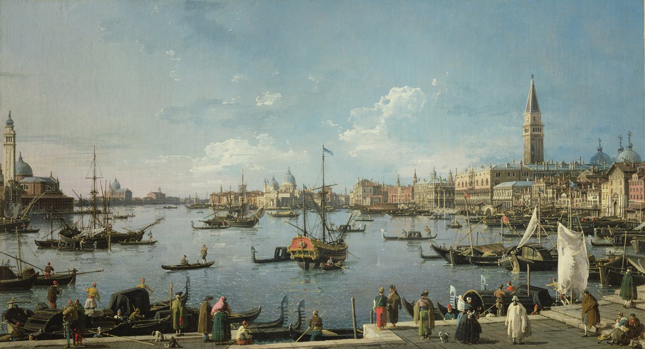 Kilátás a Bacino di San Marco-ra, Velence alkotó: Francesco Guardi
