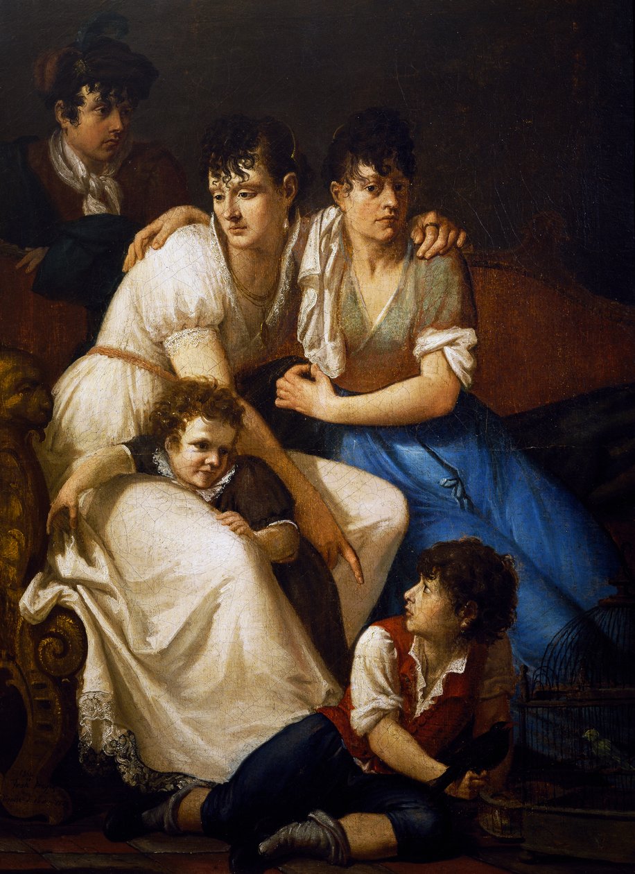 Családi portré alkotó: Francesco Hayez