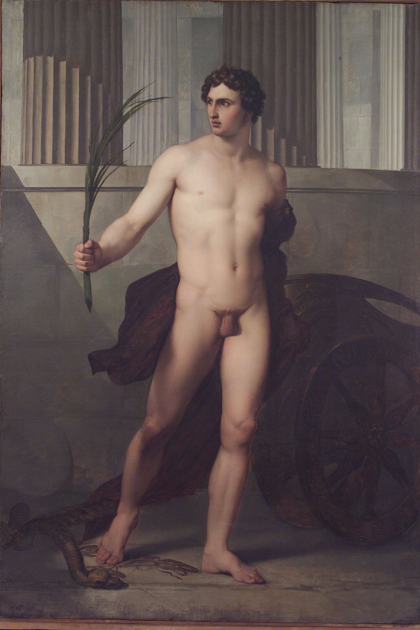 Olaszul:  Atleta trionfante A győztes sportoló alkotó: Francesco Hayez