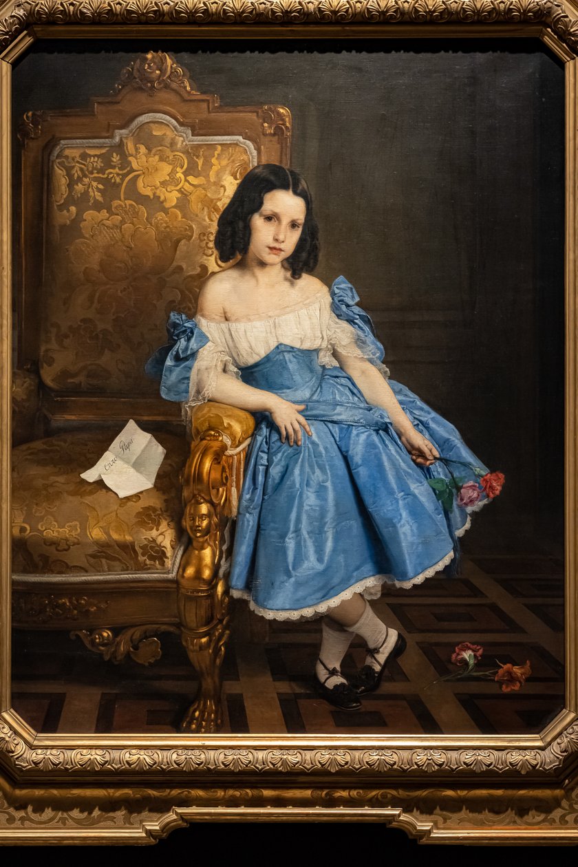 Luigia Negroni Prati Morosini grófnő portréja alkotó: Francesco Hayez