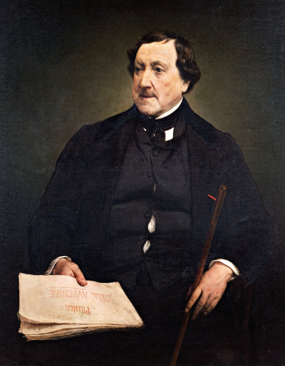 Gioachino Rossini portréja (Pesaro alkotó: Francesco Hayez