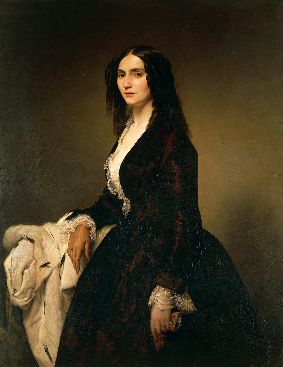 Matilde Juva Branca portréja, Francesco Hayez (1791-1882), olaj, vászon alkotó: Francesco Hayez