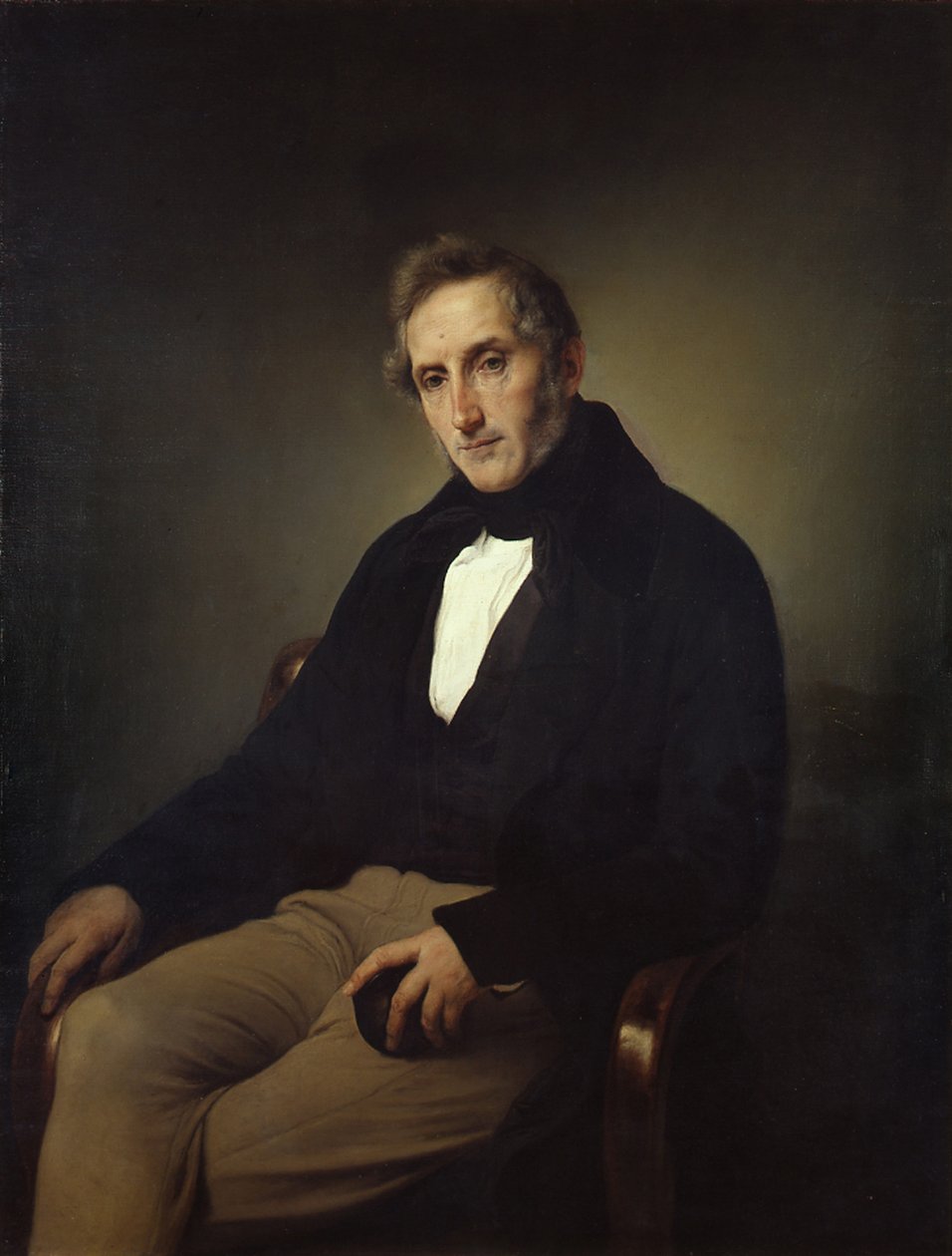 Alessandro Manzoni költő portréja 1785-1873 alkotó: Francesco Hayez
