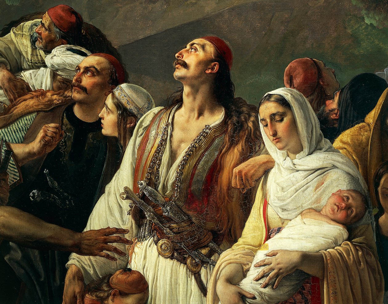 Párgai menekültek alkotó: Francesco Hayez
