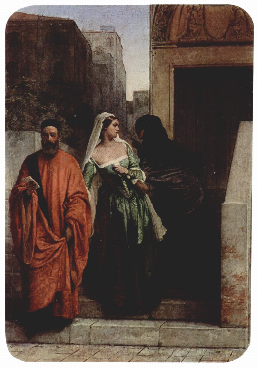 Egy rivális bosszúja (Le Veneziane - Nők Velencéből) alkotó: Francesco Hayez
