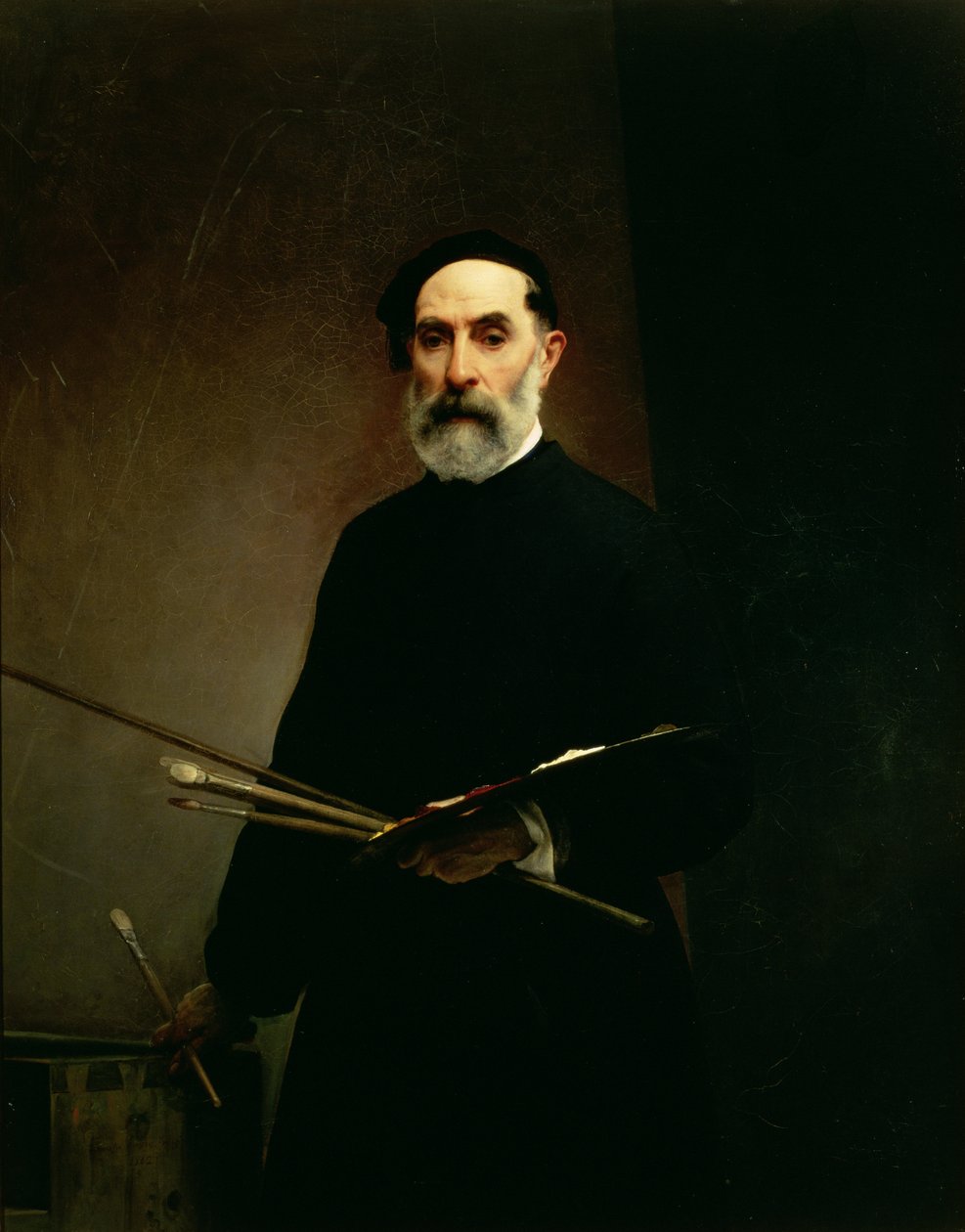 Önarckép, 1860-62 körül alkotó: Francesco Hayez