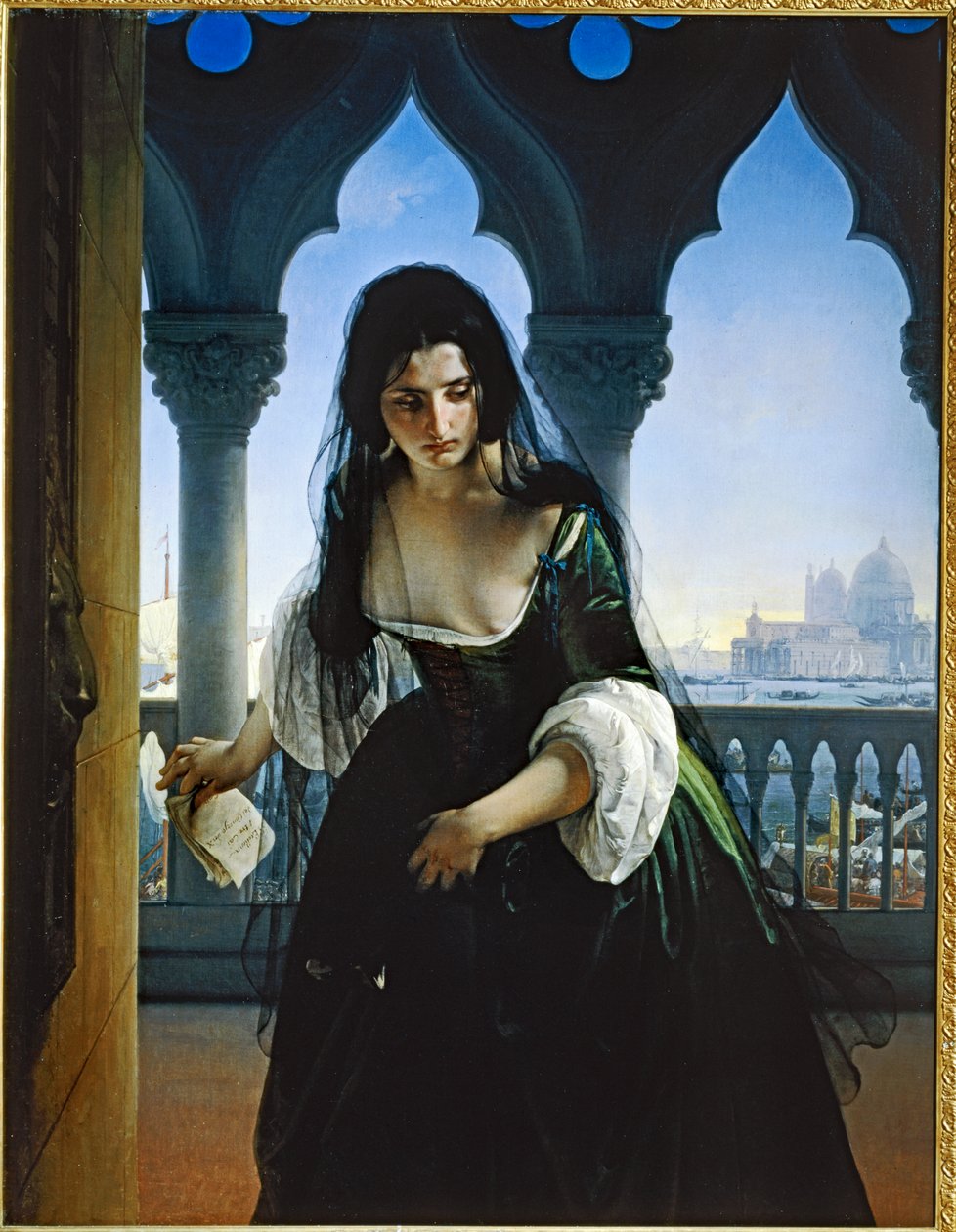 A titkos feljelentés 1847 ... (festmény, vászon) alkotó: Francesco Hayez