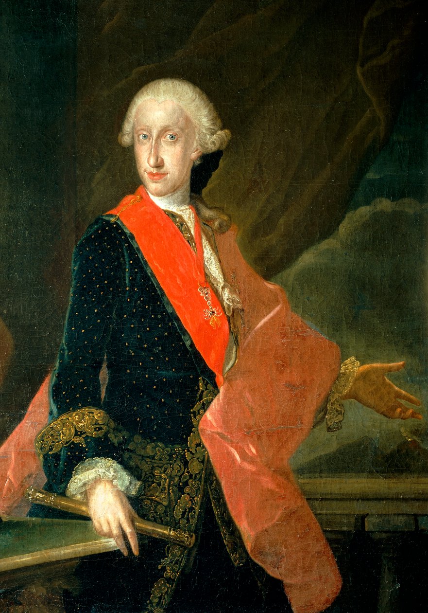 Két szicíliai I. Ferdinánd portréja (Nápoly alkotó: Francesco Liani