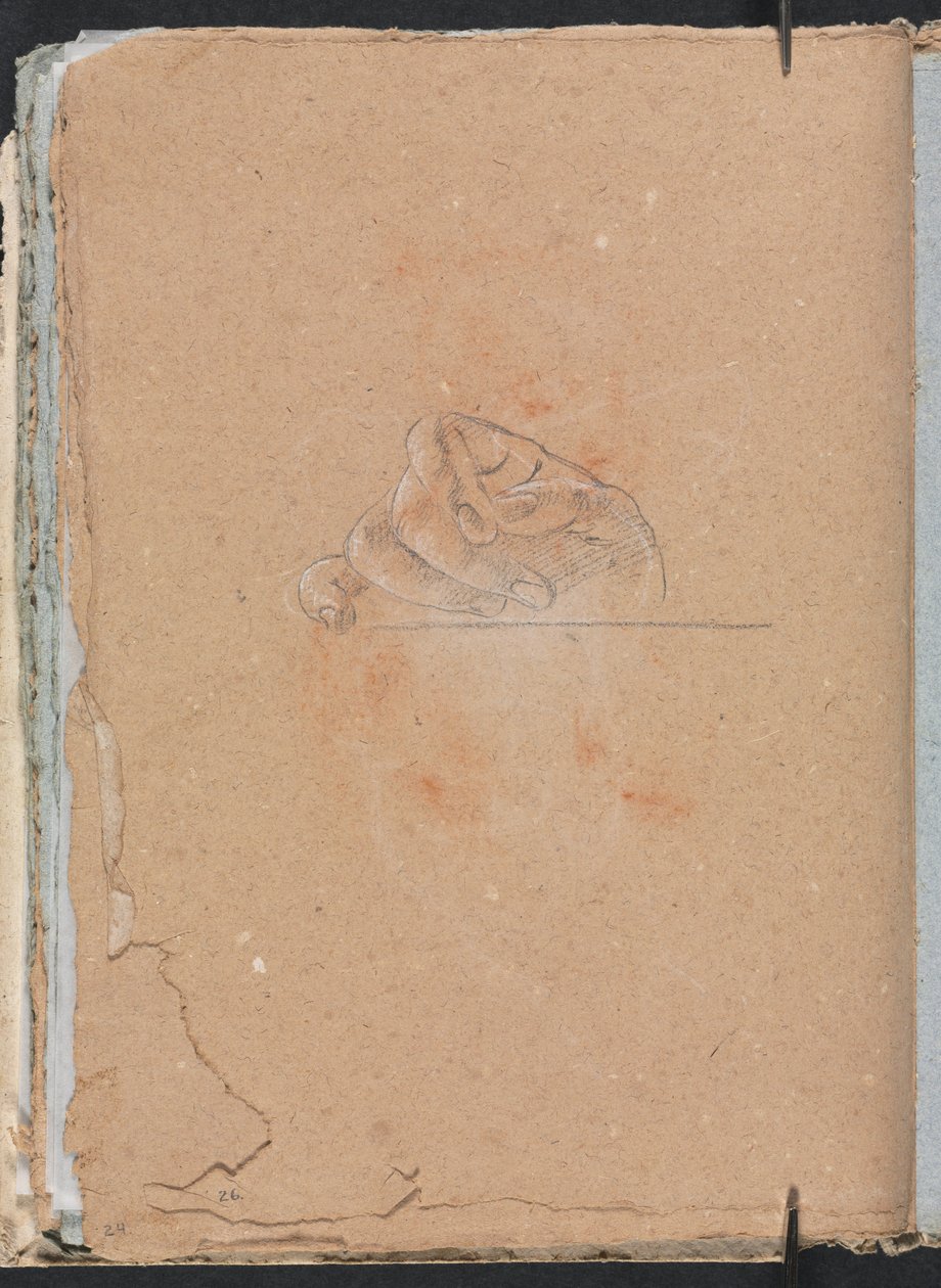 Verona vázlatfüzet:Jobb oldal 26, 1760. alkotó: Francesco Lorenzi