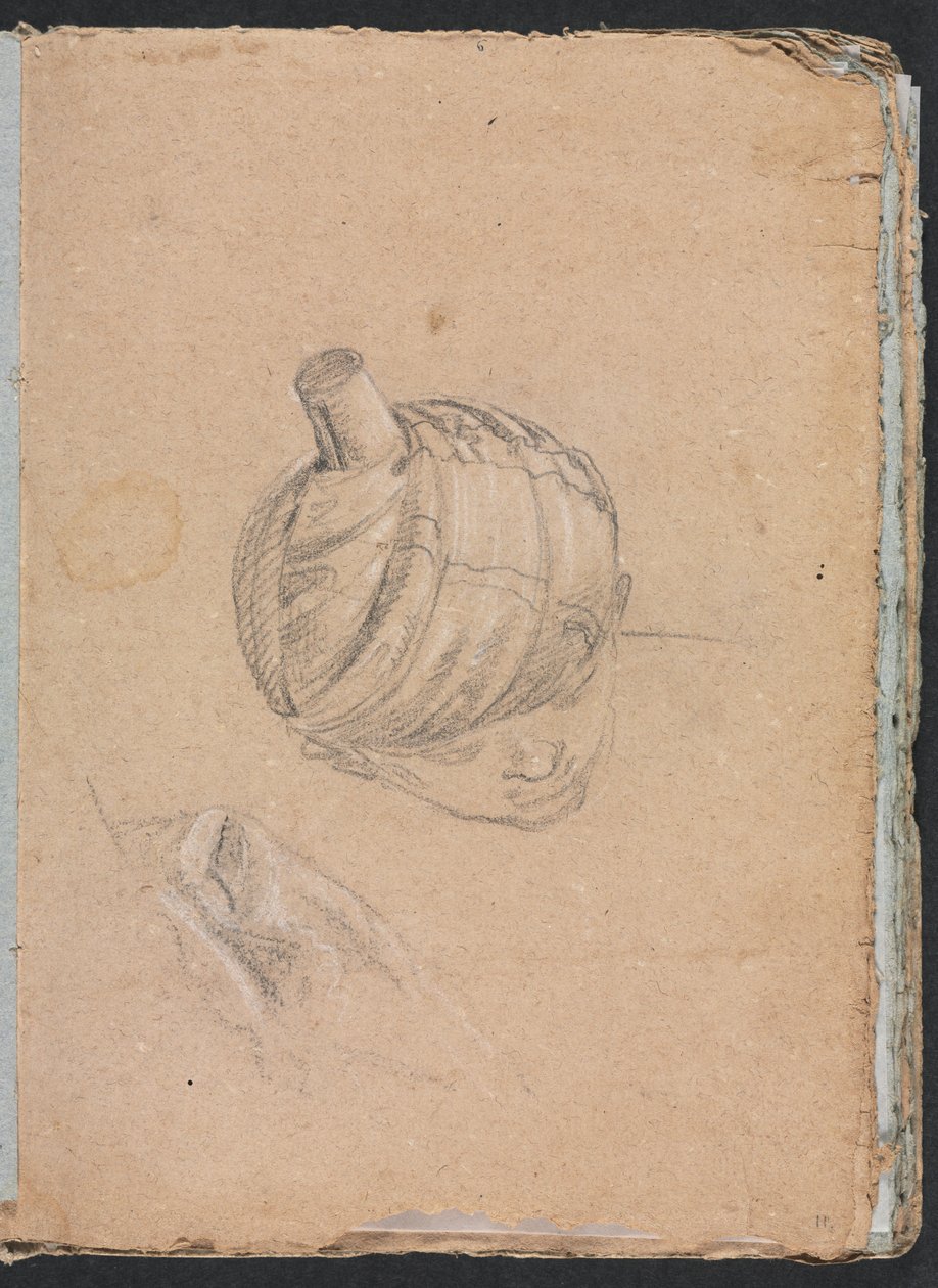 Verona vázlatfüzet: Fej turbánnal 11. oldal, 1760. alkotó: Francesco Lorenzi