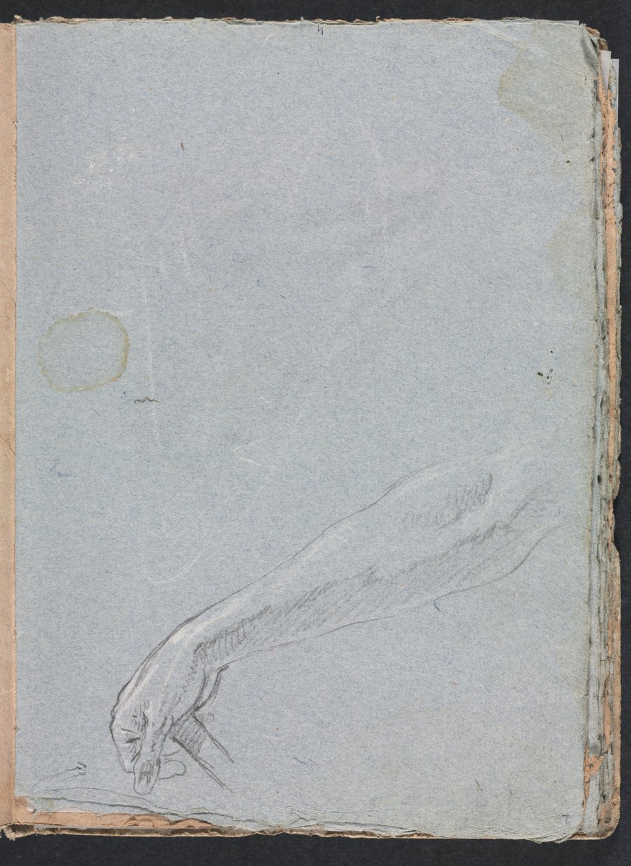 Verona vázlatfüzet: Jobb oldali 7. oldal, 1760. alkotó: Francesco Lorenzi