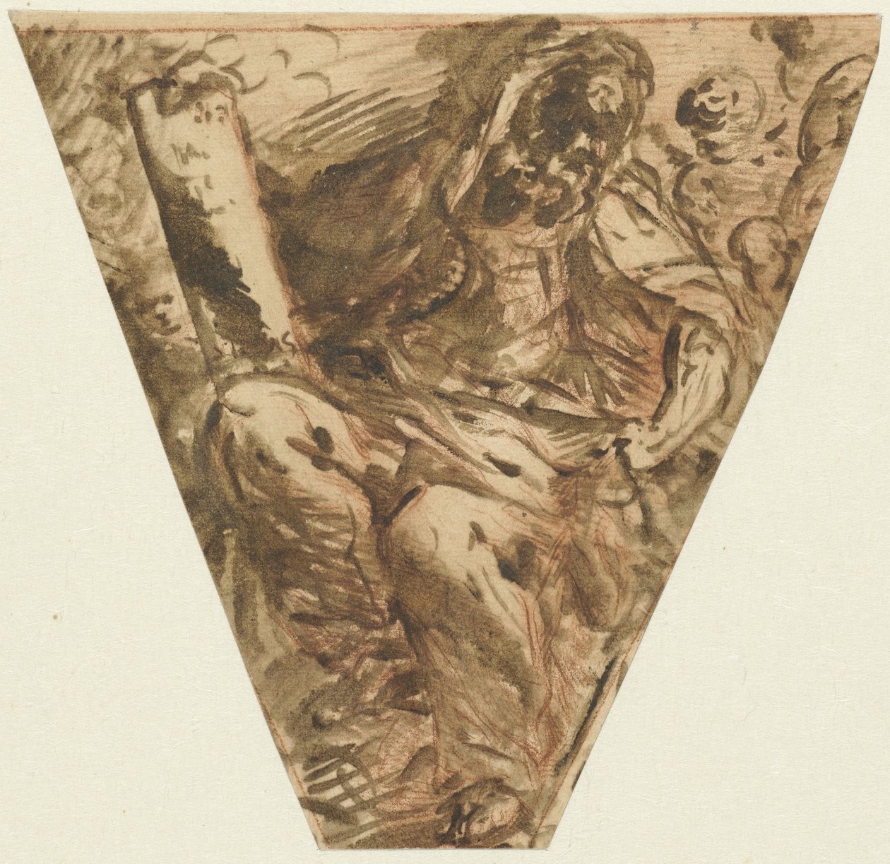 Zw-töltés ülő apostollal alkotó: Francesco Maffei (attributed to)