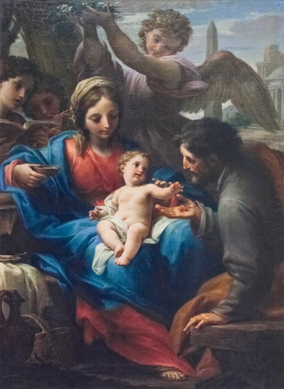 A többi az egyiptomi repülésen (olaj, vászon) alkotó: Francesco Mancini