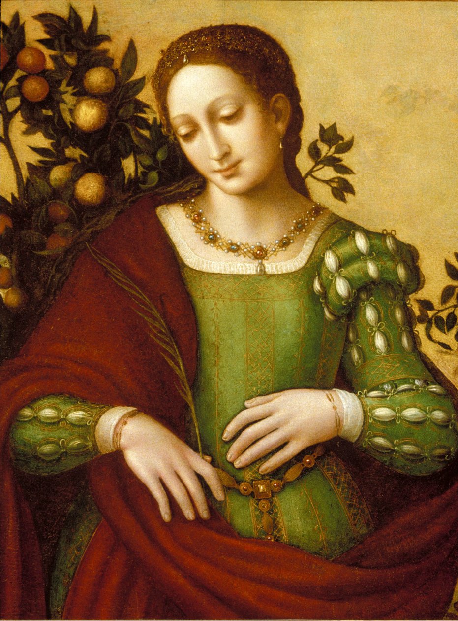 Női szent alkotó: Francesco Melzi