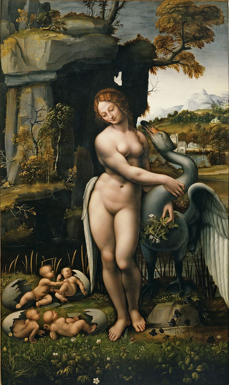 Léda és a hattyú alkotó: Francesco Melzi