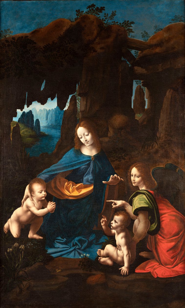 Borghetto szikláinak szűze, kb. 1518-1520. alkotó: Francesco Melzi