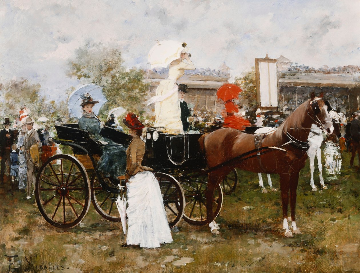 A versenyeken, alkotó: Francesco Miralles Galaup