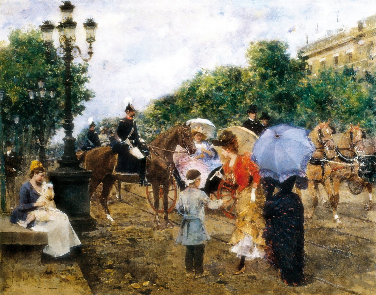 Paseo de Gracia alkotó: Francesco Miralles Galaup