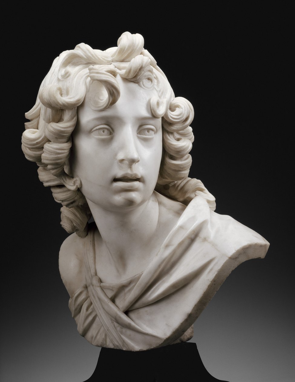 Egy ifjú mellszobra, esetleg Keresztelő Szent János, 1630-40 alkotó: Francesco Mochi