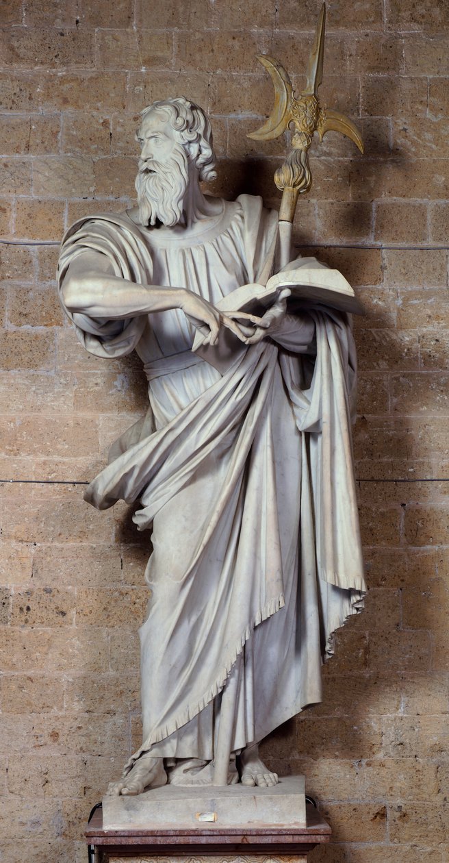 Szent Tádé, Francesco Mochi (1580-1654) márványszobra, Katedrális Művek Múzeuma, Orvieto, Olaszország alkotó: Francesco Mochi