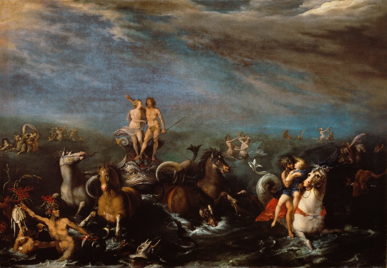 Neptunusz diadala alkotó: Francesco Napoletano