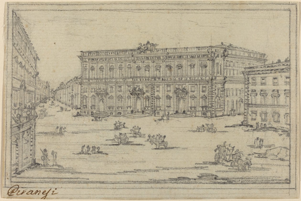 Palazzo della Consultà alkotó: Francesco Piranesi