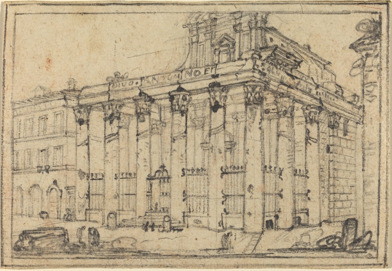 Antoninus és Faustina temploma alkotó: Francesco Piranesi
